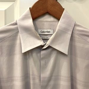 Mens Dress Shirt - Calvin Klein Slim Fit Stretch